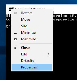 enable new command prompt features in windows 10