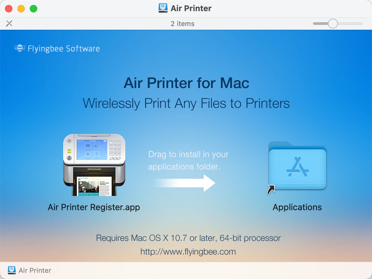 Flyingbee Air Printer Install Mac